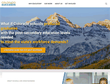 Tablet Screenshot of coloradosucceeds.org